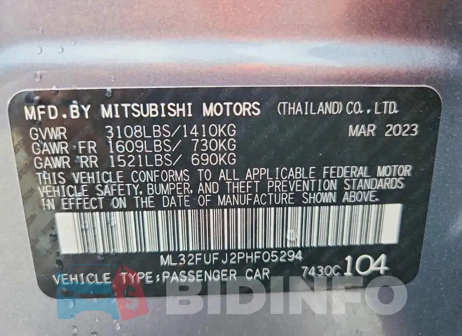 ML32FUFJ2PHF05294 Photo# 13