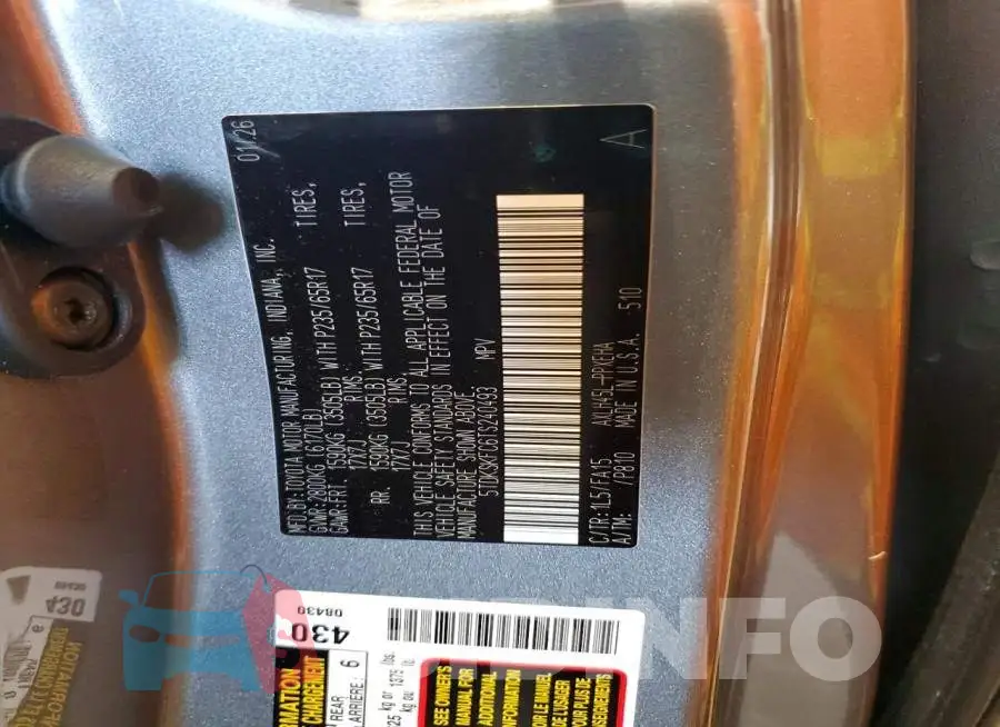 5TDKSKFC6TS240493 Photo# 13
