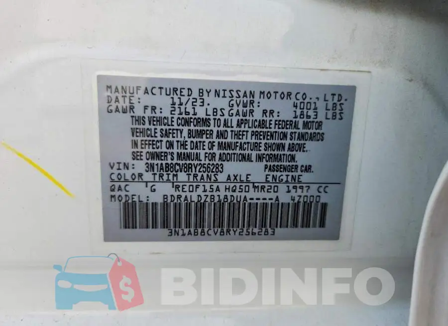 3N1AB8CV8RY256283 Photo# 12