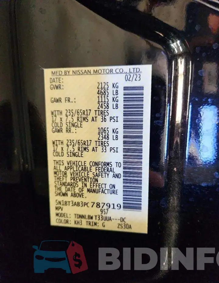 5N1BT3AB3PC787919 Photo# 13