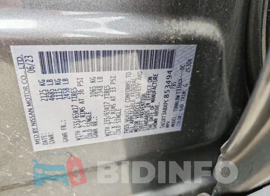 5N1BT3ABXPC853494 Photo# 13