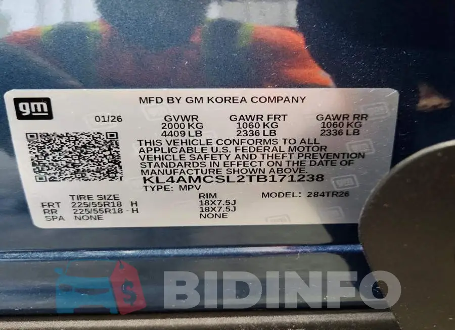 KL4AMCSL2TB171238 Photo# 14