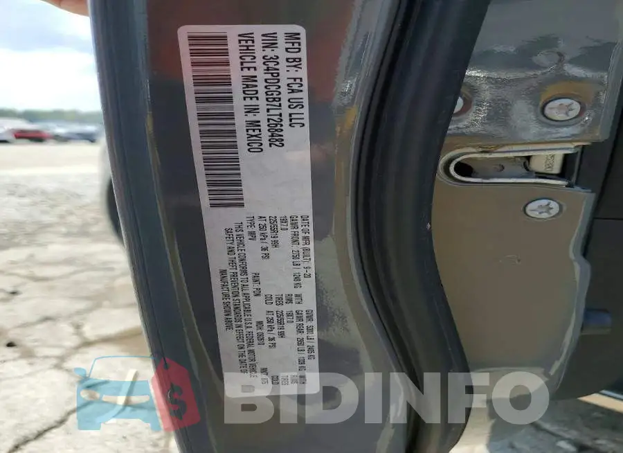 3C4PDCGB7LT268482 Photo# 13