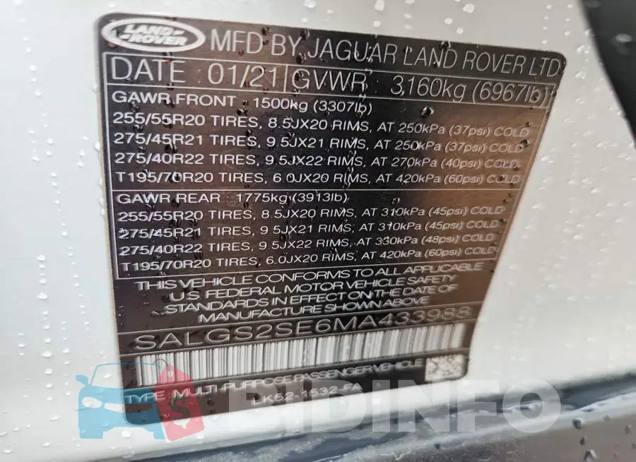 SALGS2SE6MA433988 Photo# 13