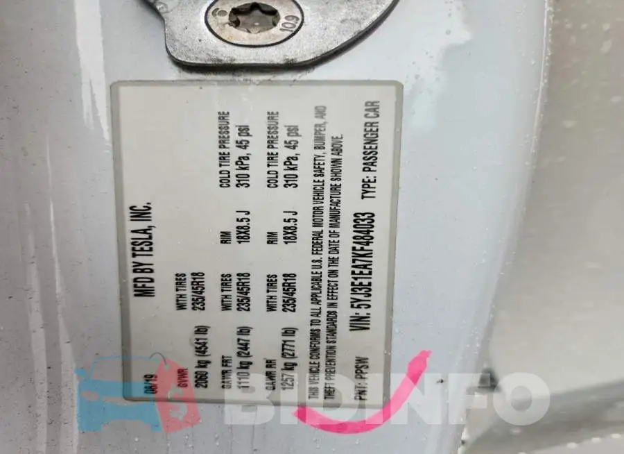 5YJ3E1EA7KF484033 Photo# 12
