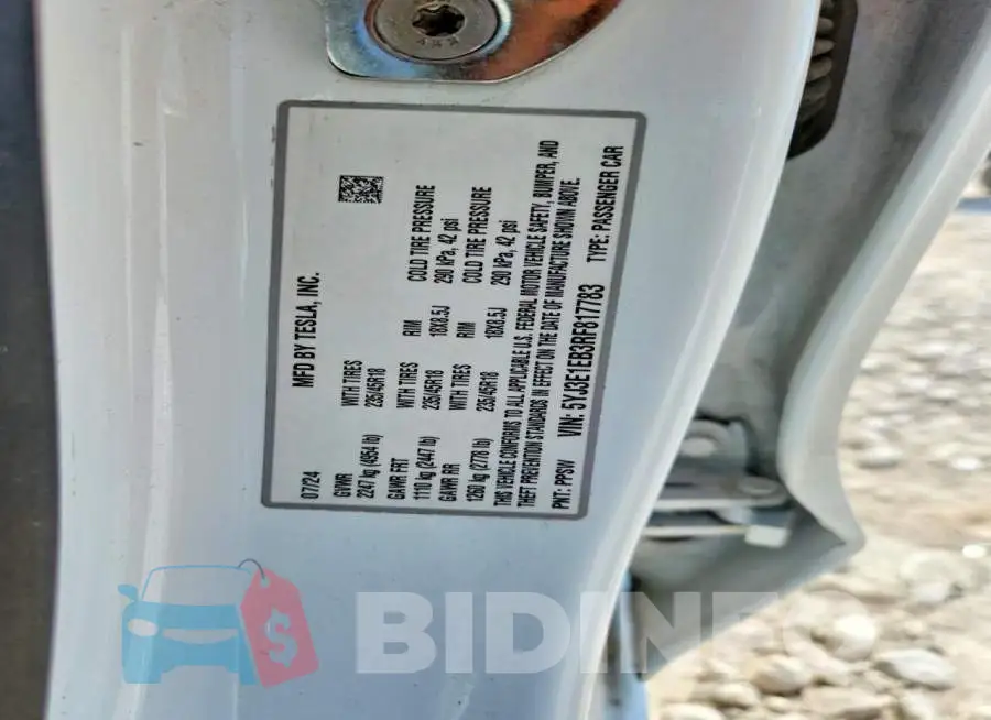 5YJ3E1EB3RF817783 Photo# 12