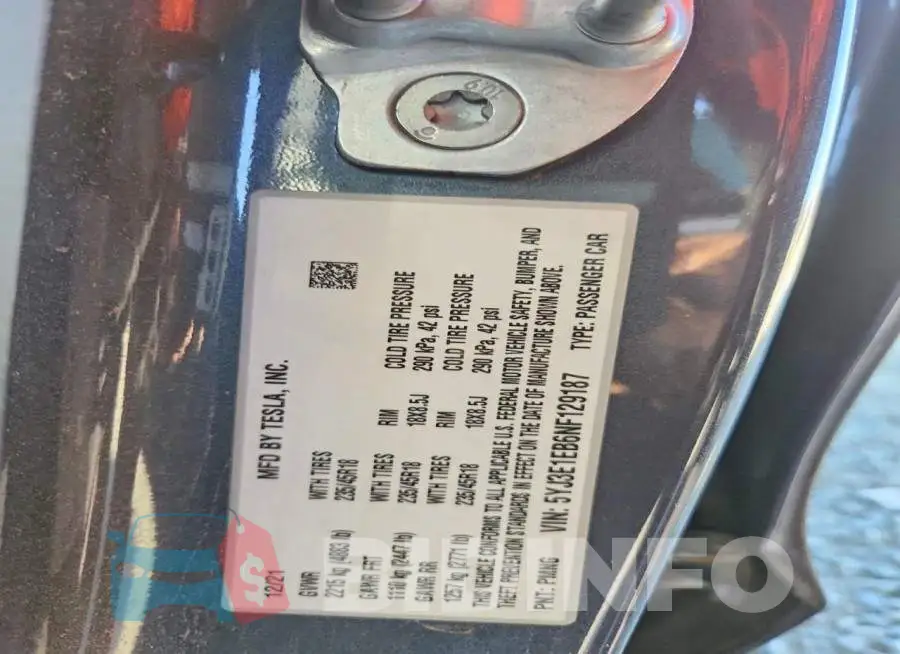5YJ3E1EB6NF129187 Photo# 13