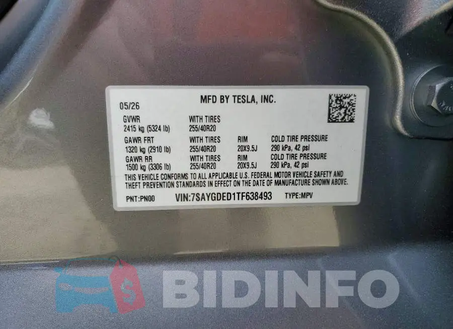 7SAYGDED1TF638493 Photo# 13