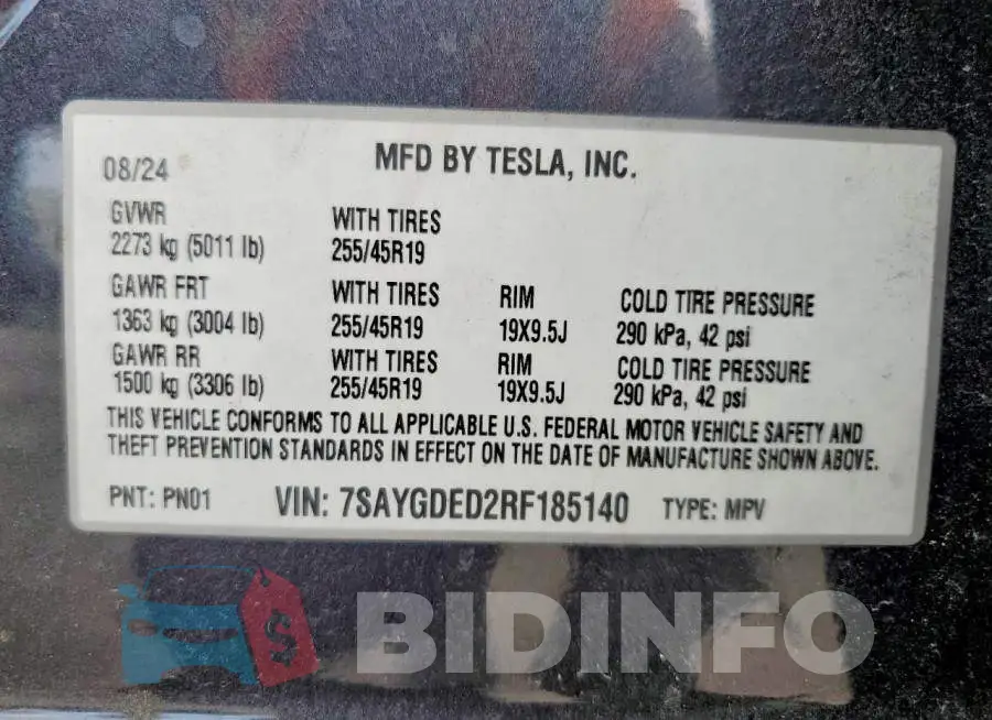 7SAYGDED2RF185140 Photo# 12