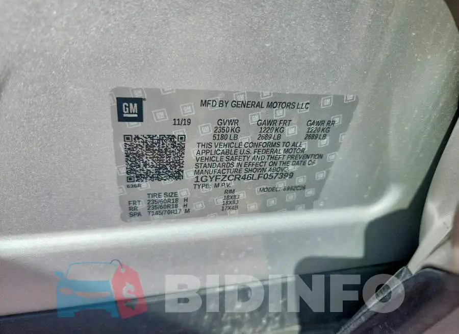 1GYFZCR46LF057399 Photo# 13