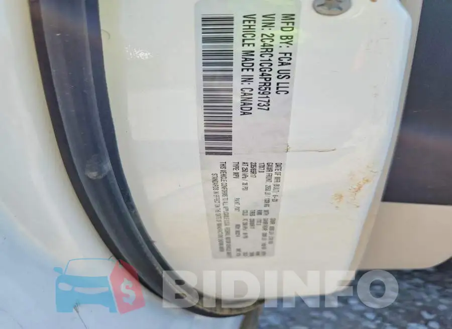 2C4RC1CG4PR591737 Photo# 13