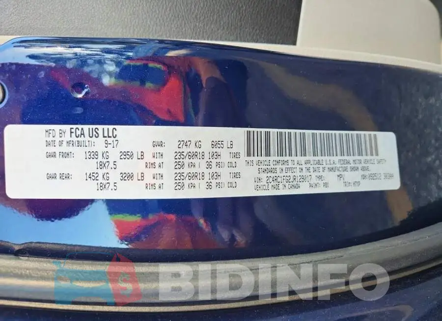 2C4RC1FG2JR129017 Photo# 14