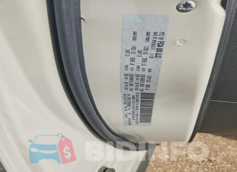 2C4RC1FG7KR609281 Photo# 12