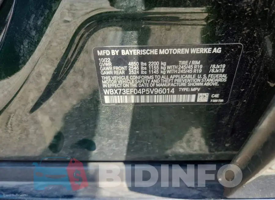 WBX73EF04P5V96014 Photo# 13