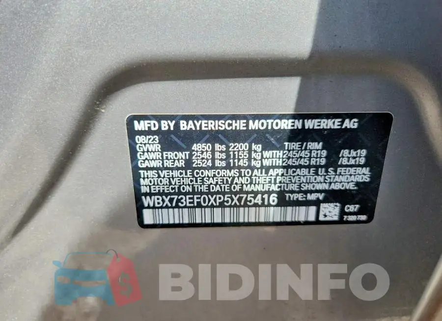 WBX73EF0XP5X75416 Photo# 13