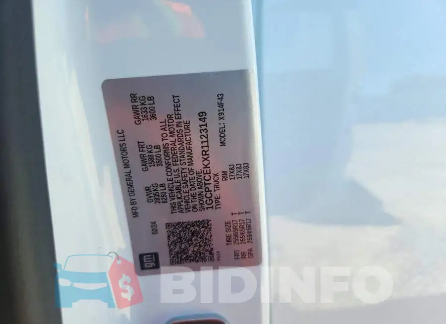 1GCPTCEKXR1123149 Photo# 12