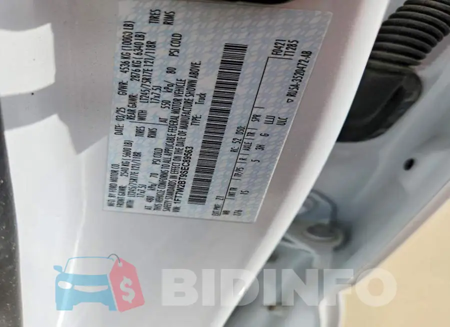 1FT7W2BT9SEC89563 Photo# 12