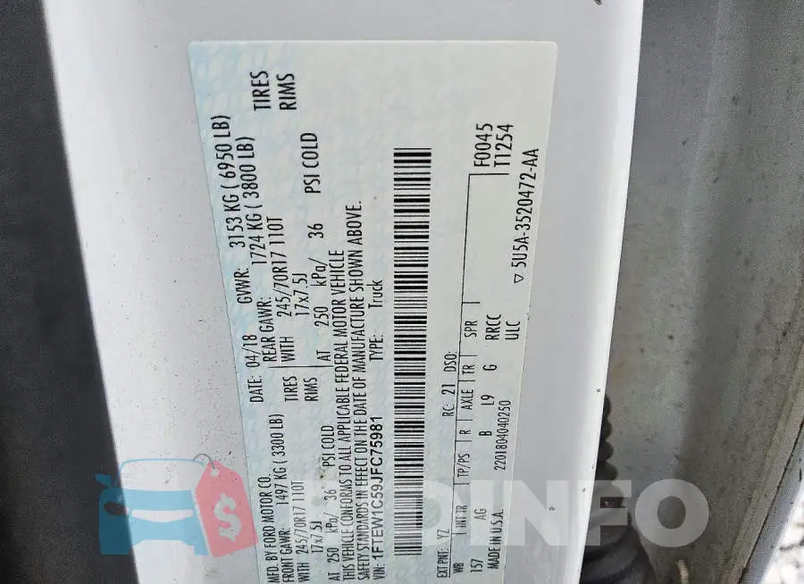 1FTEW1C59JFC75981 Photo# 12