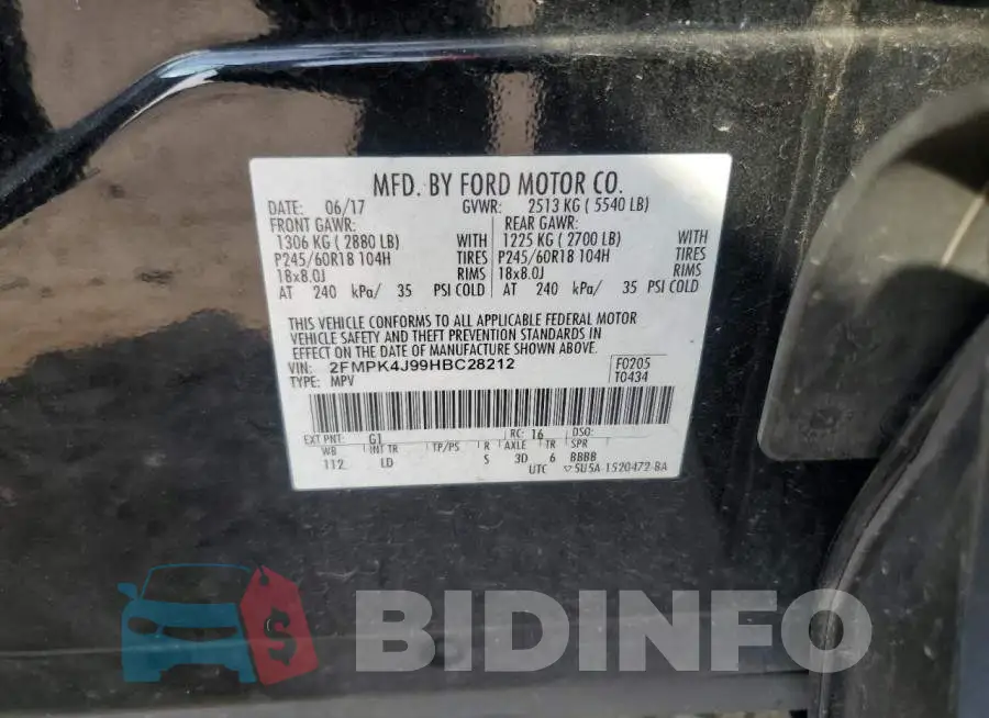 2FMPK4J99HBC28212 Photo# 13