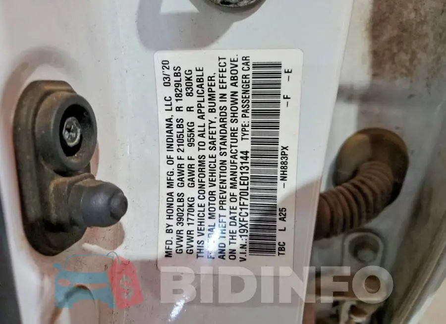 19XFC1F70LE013144 Photo# 13