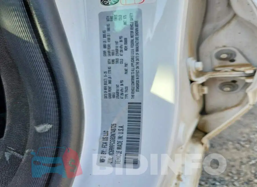 1C6RRFCG6SN748726 Photo# 12