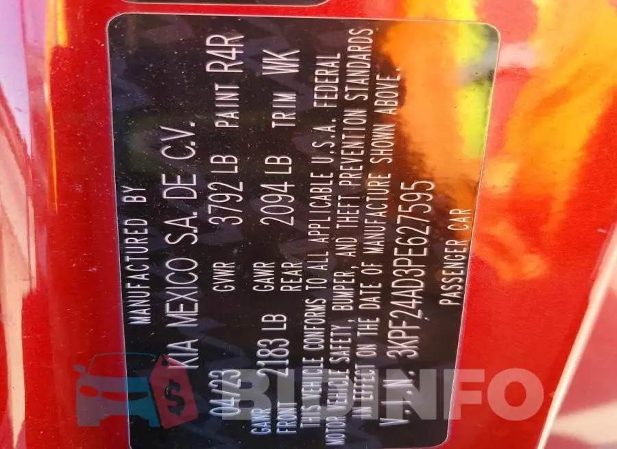 3KPF24AD3PE627595 Photo# 12