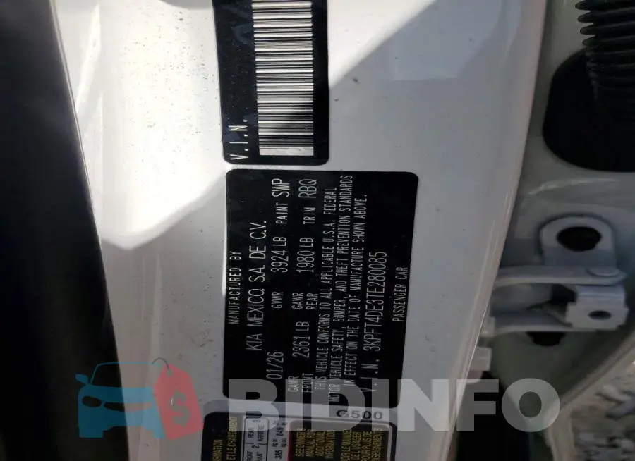 3KPFT4DE3TE280085 Photo# 12