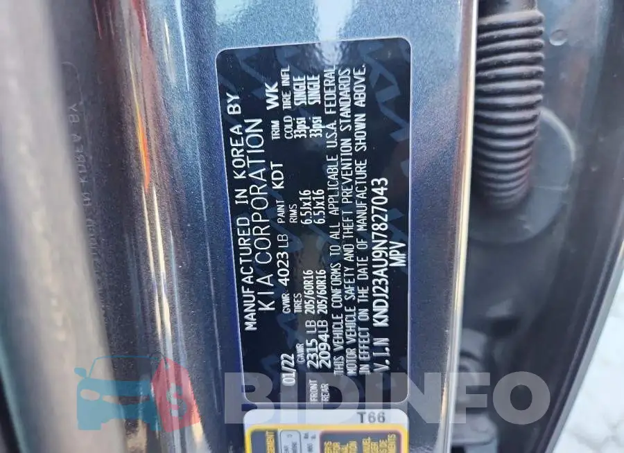 KNDJ23AU9N7827043 Photo# 13