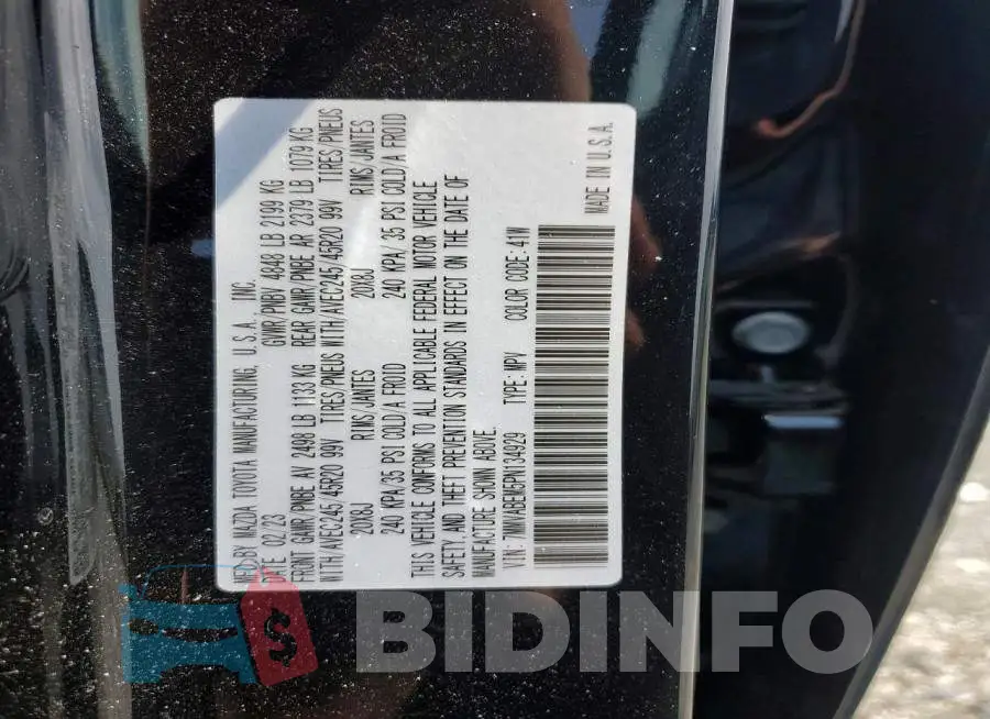 7MMVABEM5PN134929 Photo# 12