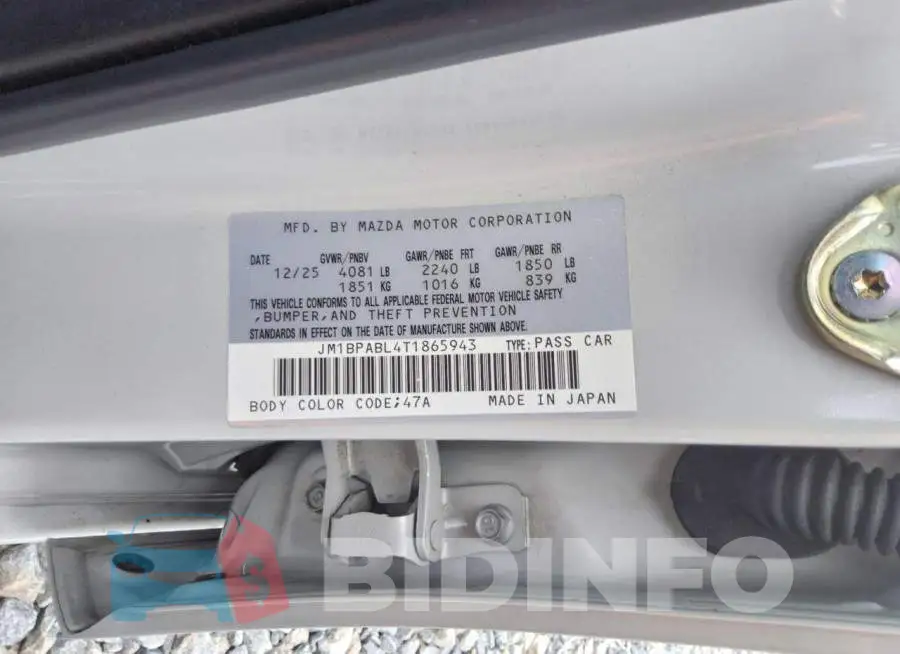JM1BPABL4T1865943 Photo# 12