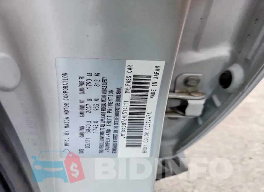 JM1DKDB76M1514111 Photo# 13