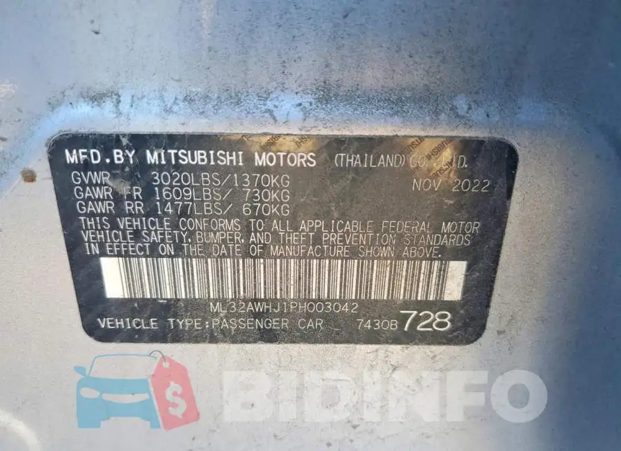 ML32AWHJ1PH003042 Photo# 13