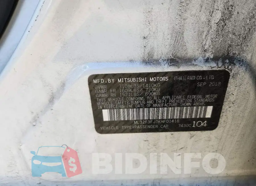 ML32F3FJ3KHF01418 Photo# 12