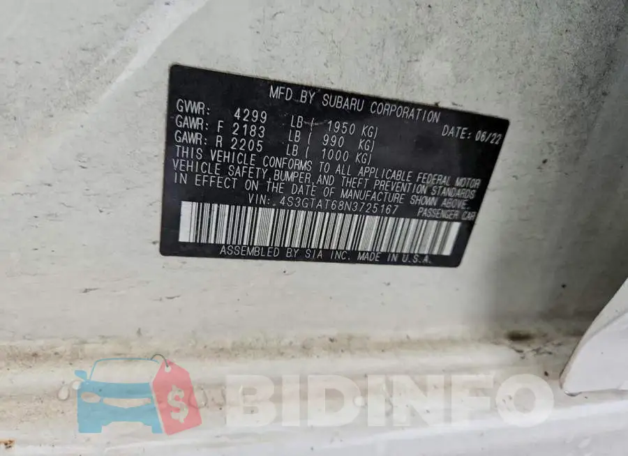 4S3GTAT68N3725167 Photo# 12