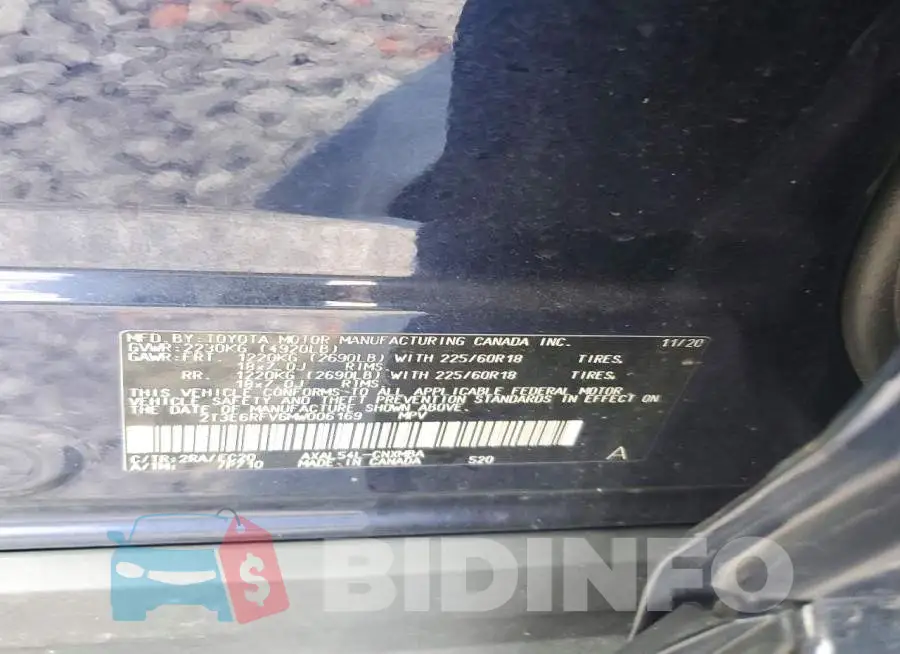 2T3E6RFV6MW006169 Photo# 13
