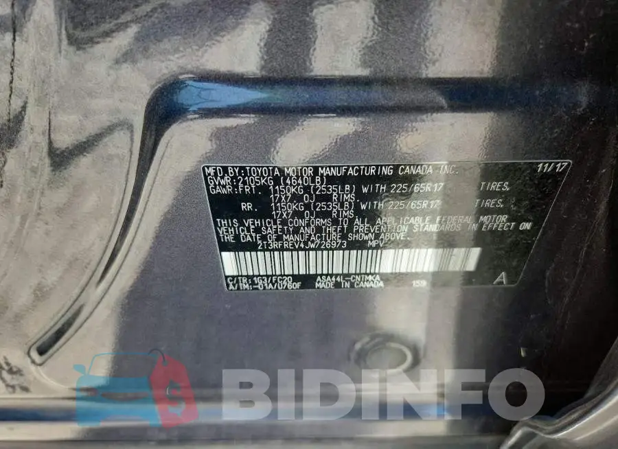 2T3RFREV4JW726973 Photo# 14