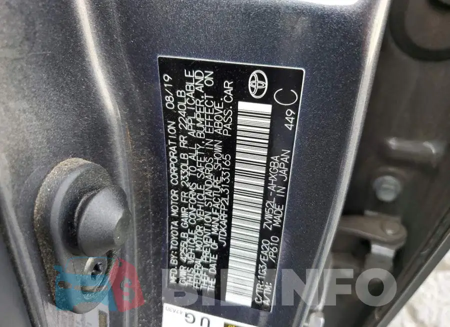 JTDKARFP2L3133165 Photo# 12
