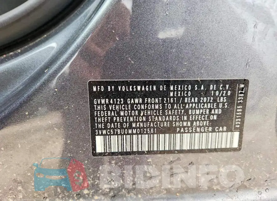 3VWC57BU0MM012561 Photo# 12