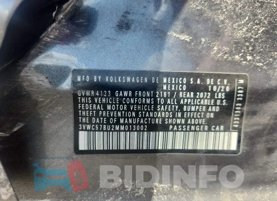 3VWC57BU2MM013002 Photo# 12