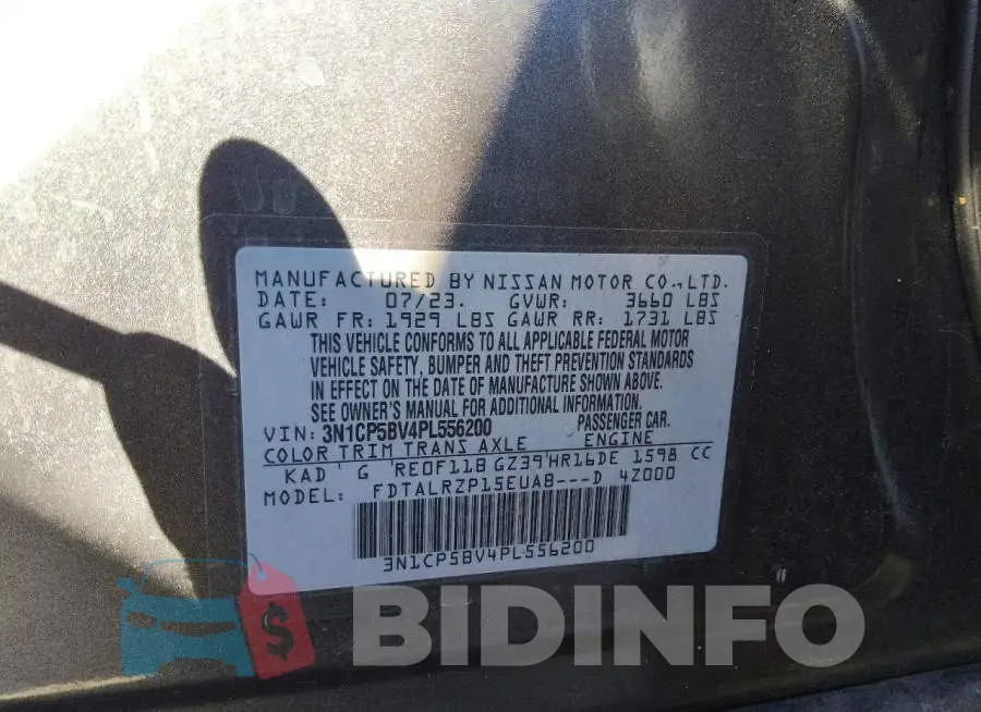 3N1CP5BV4PL556200 Photo# 13