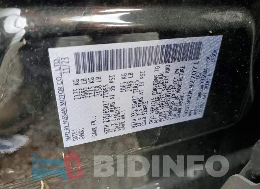 5N1BT3AB2PC927071 Photo# 13