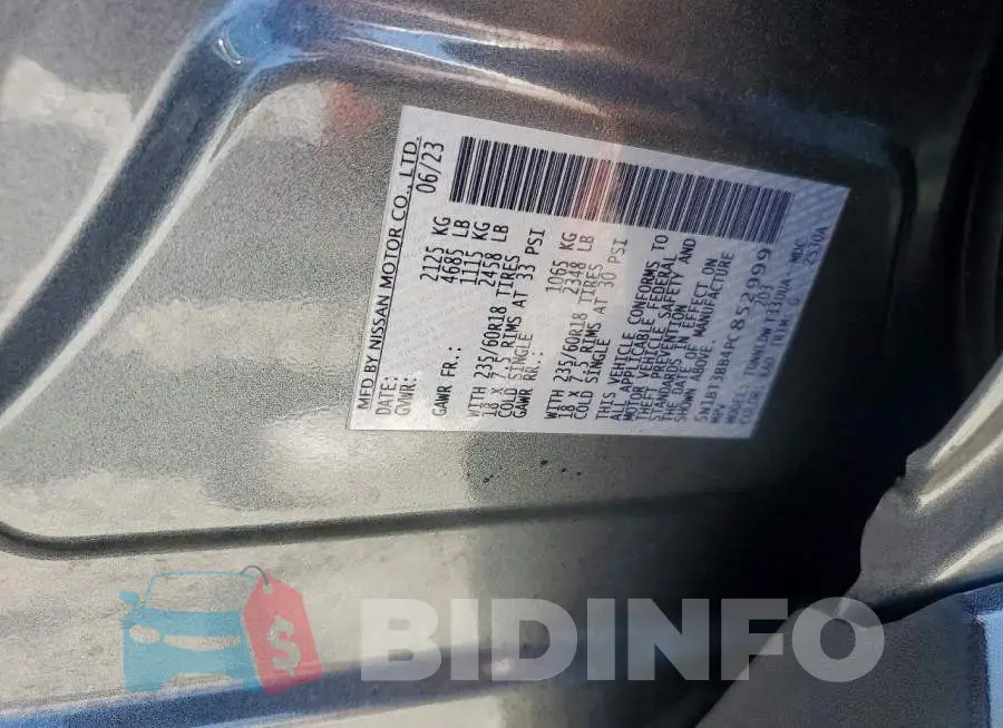 5N1BT3BB4PC852999 Photo# 13