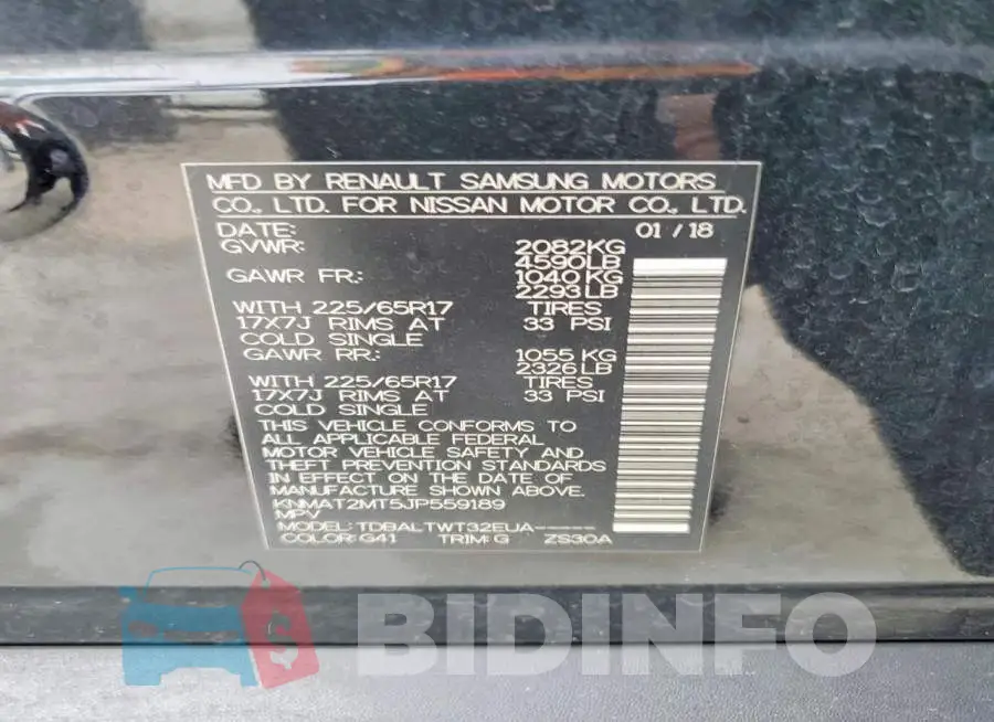 KNMAT2MT5JP559189 Photo# 14