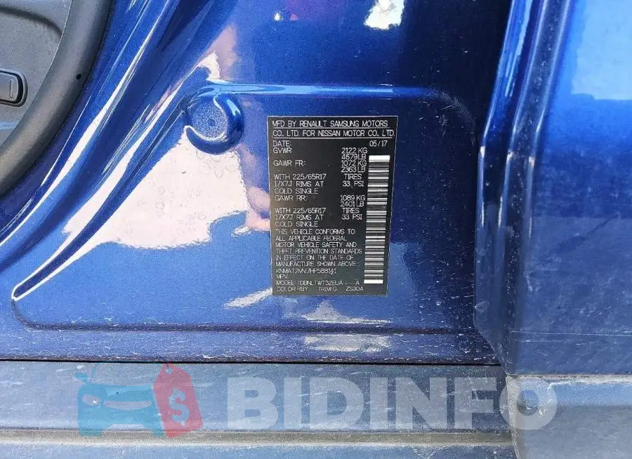 KNMAT2MV7HP588141 Photo# 14