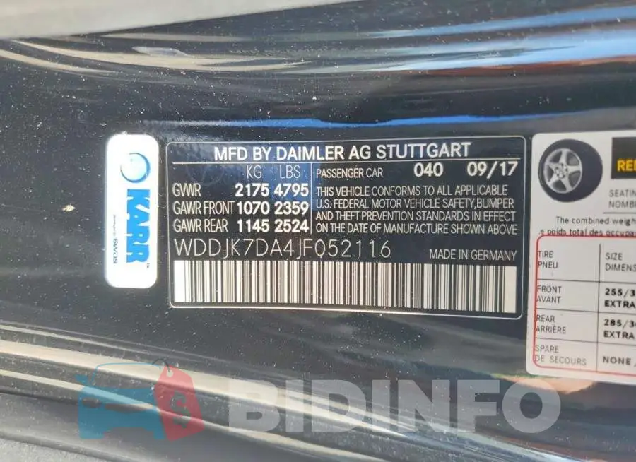 WDDJK7DA4JF052116 Photo# 12