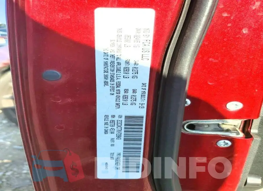 2C3CDXCT7KH729843 Photo# 12