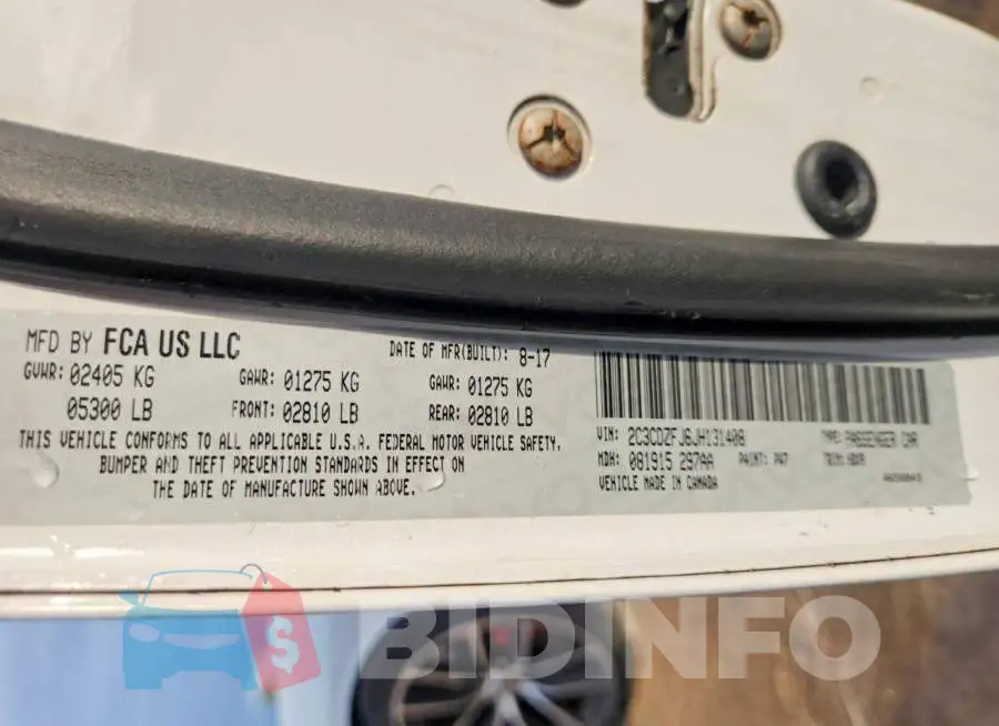2C3CDZFJ6JH131408 Photo# 12