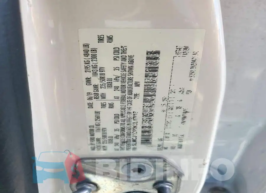 5LMCJ1C99KUL47017 Photo# 13