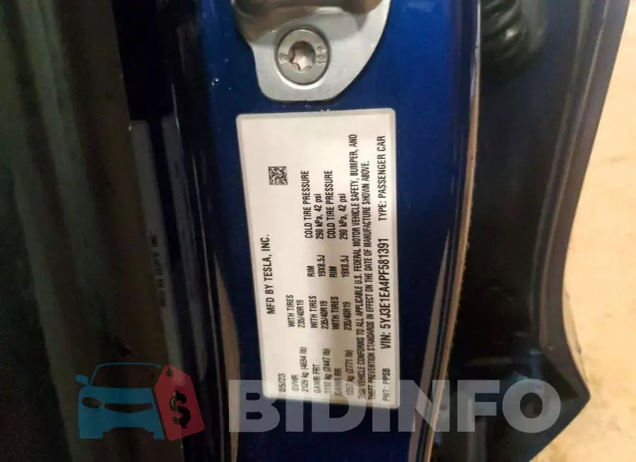 5YJ3E1EA4PF581391 Photo# 12
