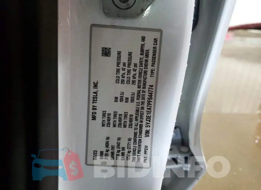 5YJ3E1EA7PF644774 Photo# 13